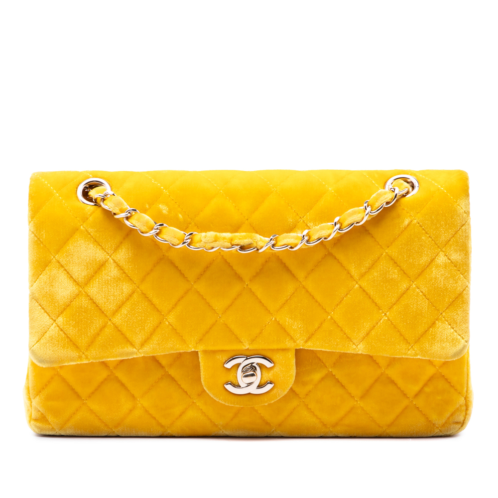Pre-Loved Chanel Medium Classic Velvet Double Flap